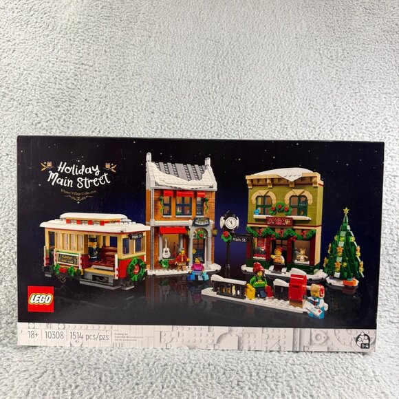 LEGO Icons: Holiday Main Street (10308) Toy Building Set Collectible Christmas - Picture 1 of 11